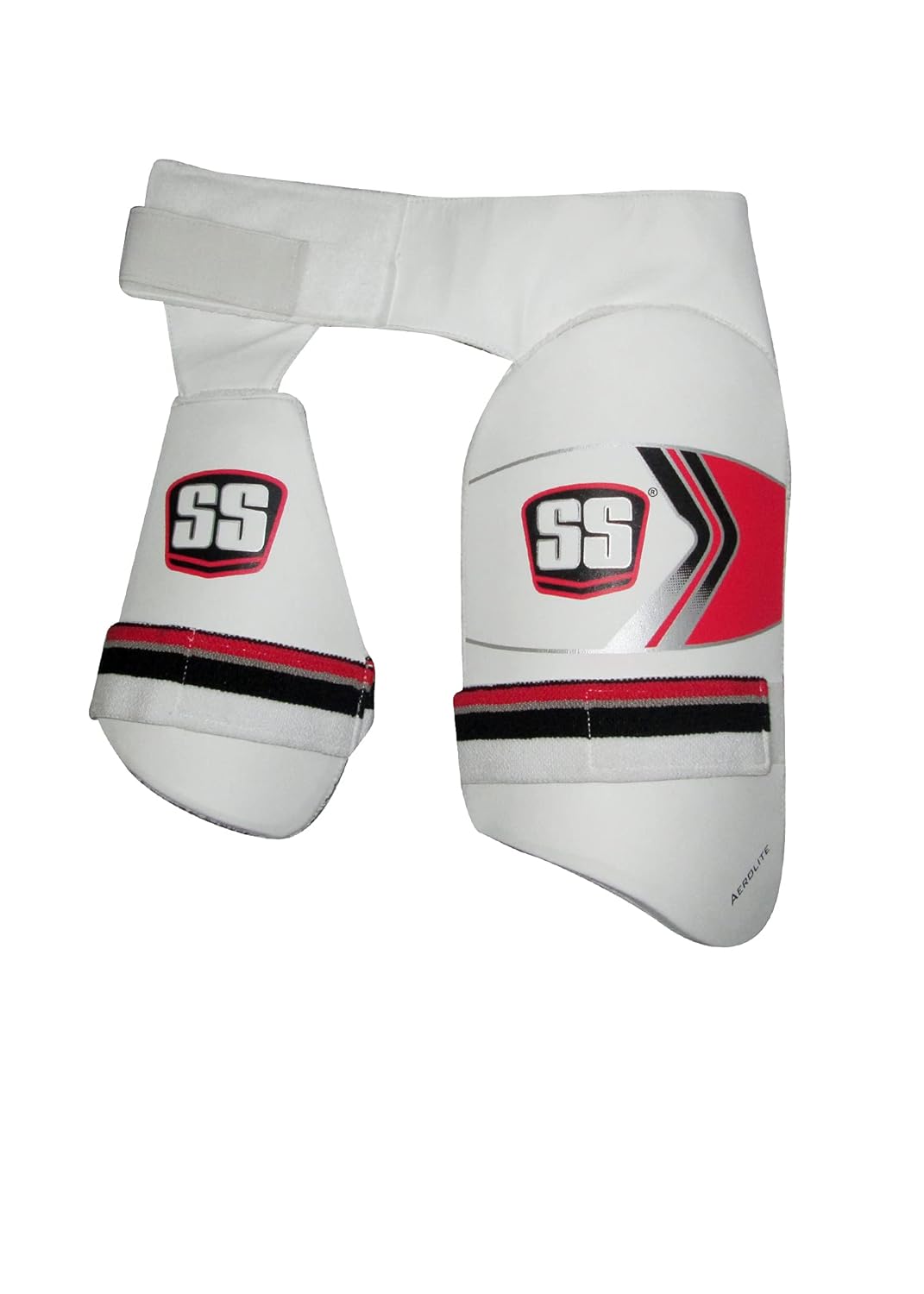 SS Aerolite 2-in-1 cricket thigh guard, a lightweight pad with high-density foam and PU facing