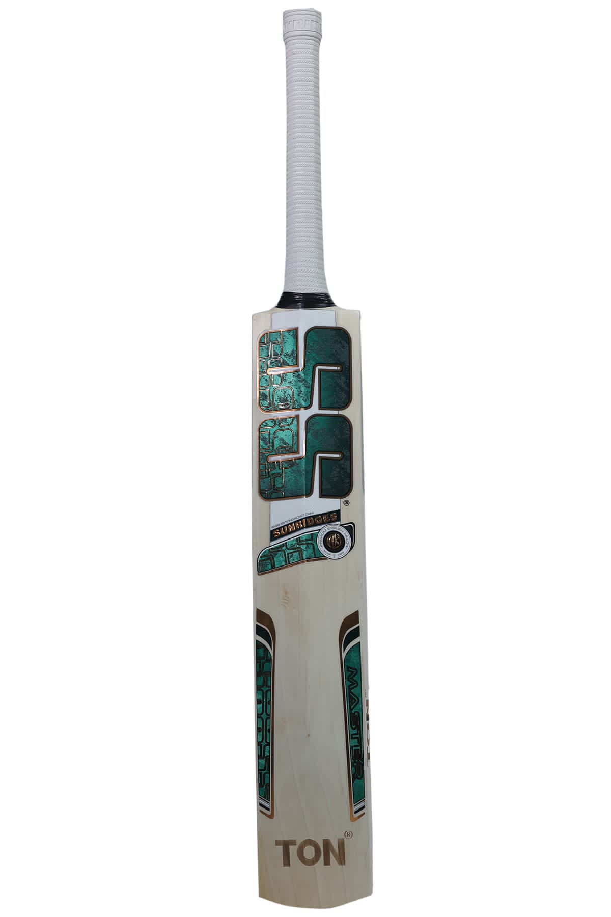 Toe and edges of the SS Master 1000 English willow cricket bat