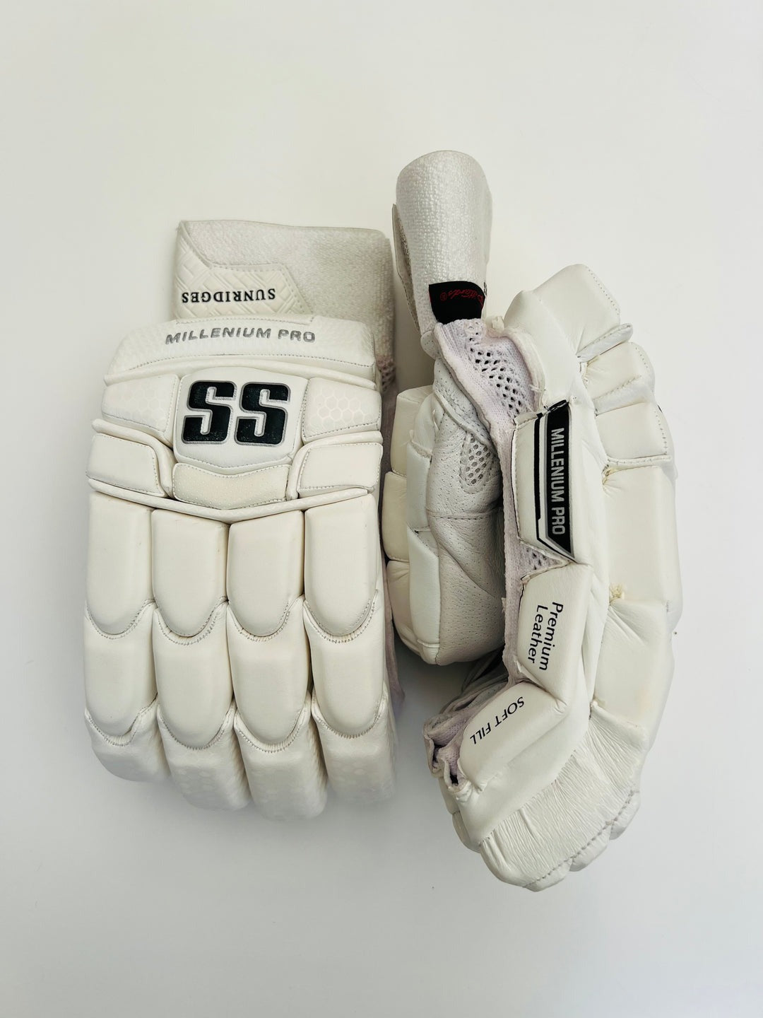 Palm of the SS Millennium Pro batting gloves with a superior grip surface
