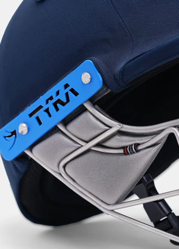 Back shell and rear view of the Tyka Force cricket helmet