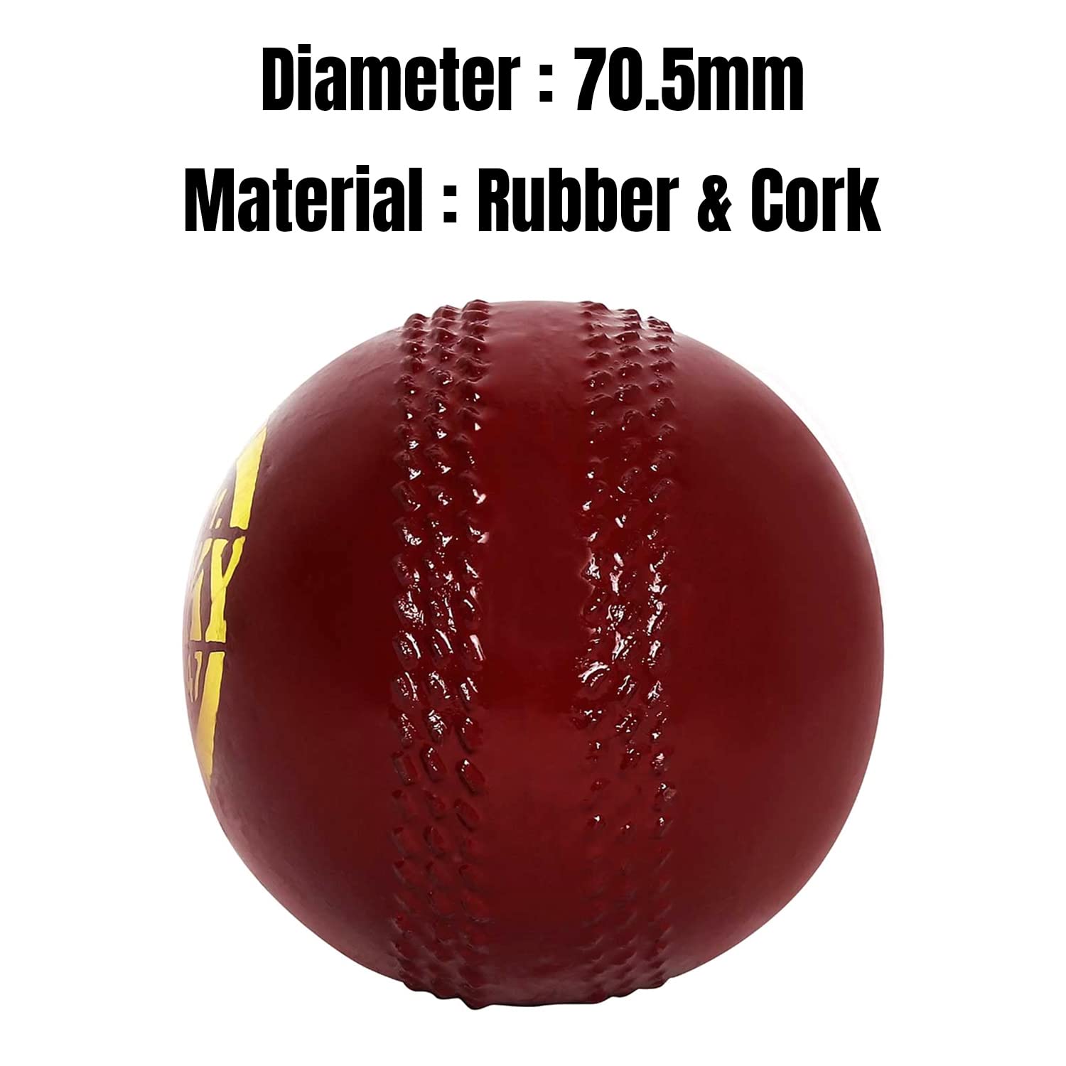 Vicky Red Cork Cricket Ball for durable cricket practice sessions