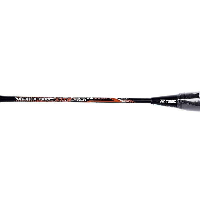 Yonex Voltric Lite 40i badminton racket with built-in T-Joint Black and orange golf club shaft